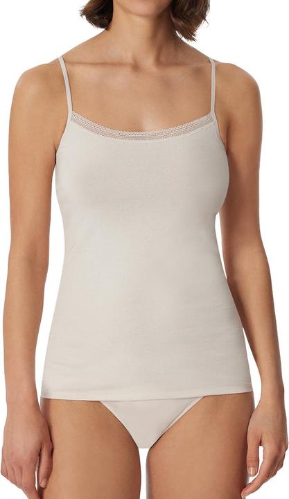 Actual product image Schiesser 2 Pack Cotton Lace Spaghetti Top (46)