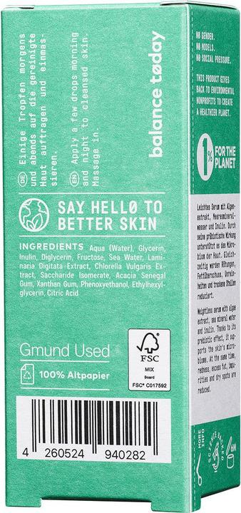 Produktbild Nø Cosmetics balance tøday Re-Balance Serum (20 ml)