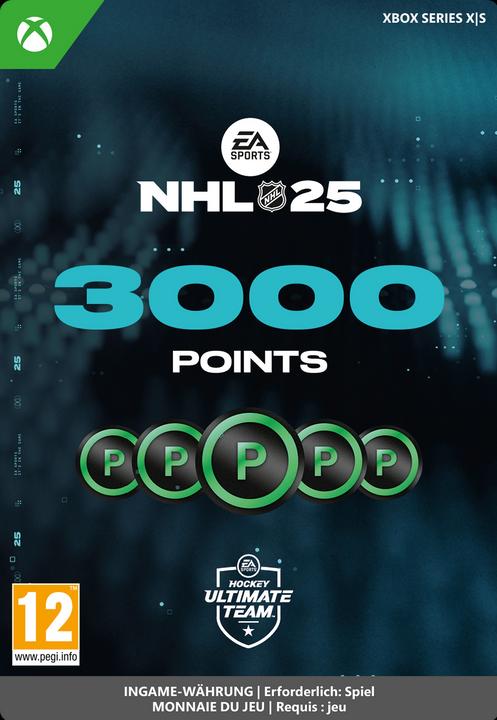 Image du produit Microsoft Xbox NHL 25 : 3000 NHL POINTS code de téléchargement