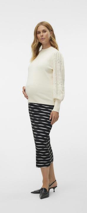 Actual product image Vero Moda Maternity Regular fit High neck Balloon sleeves Pullover Knitted top (L)
