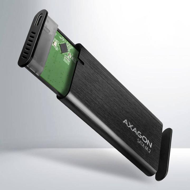 Actual product image Axagon EEM2-SBC external enclosure for M.2 SSDs USB-C 3.2 Gen 2 (M.2)