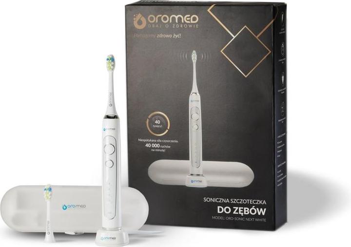 Actual product image Oromed Oro-Sonic Next biały (Sonic toothbrush)
