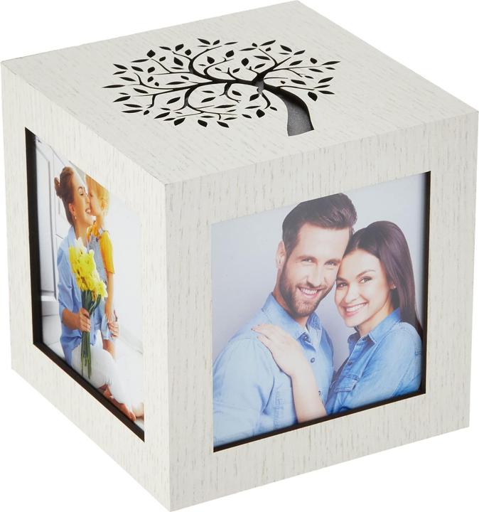 Actual product image ZEP Norman small 4x10x10 wooden photo cube (10 x 10 cm)