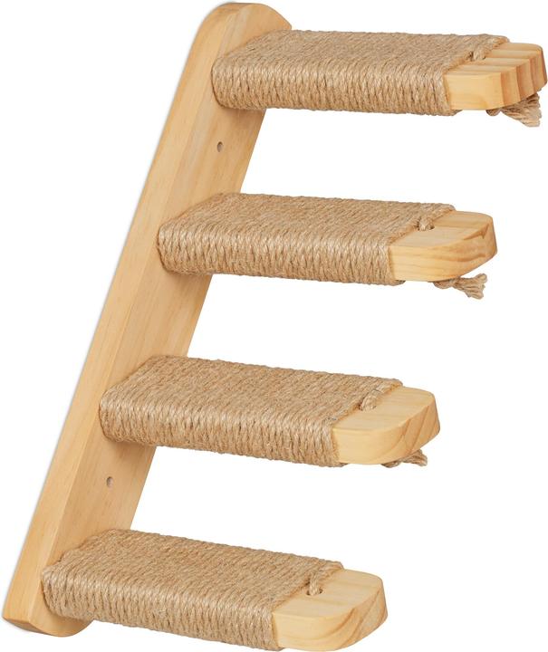 Produktbild Relaxdays Katzentreppe (29 cm, Hellbraun)