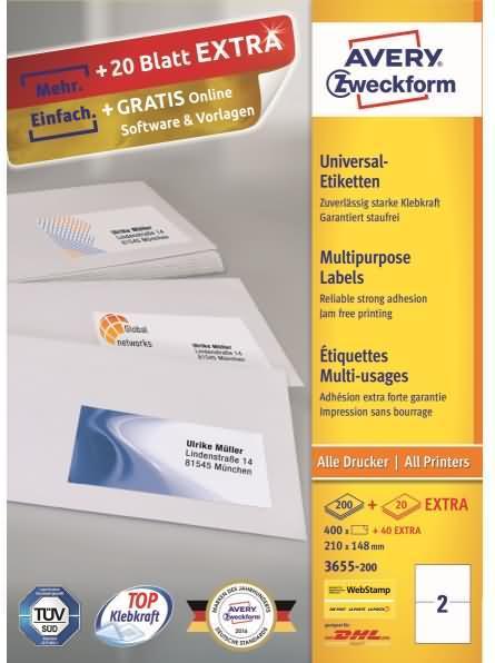 Produktbild Avery Etiketten