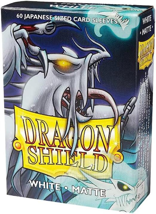 Arcane Tinman ART11105 - Matt - Weiss Japanische Grösse(60), Schutzhülle für Karten