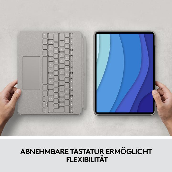 Immagine prodotto Logitech Combo Touch (US, iPad Pro 12,9 2022 (6a generazione), iPad Pro 12.9 2021 (5a generazione))