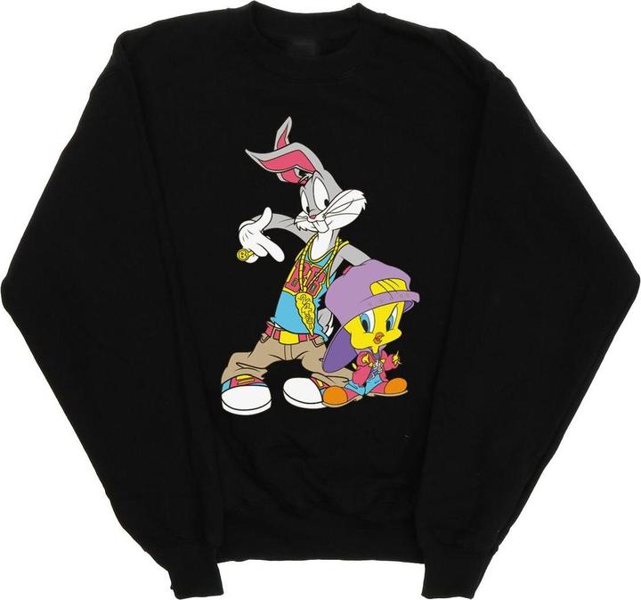 Produktbild Looney Tunes Bugs And Tweety Hip Hop Sweatshirt Mädchen (152, 158)