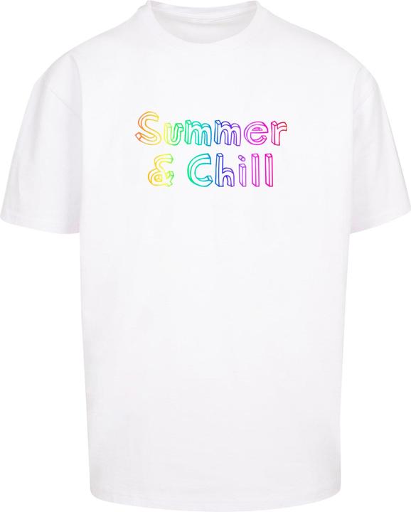 Immagine prodotto Merchcode Summer And Chill Rainbow Heavy Oversized Tee - 117931 (XL)
