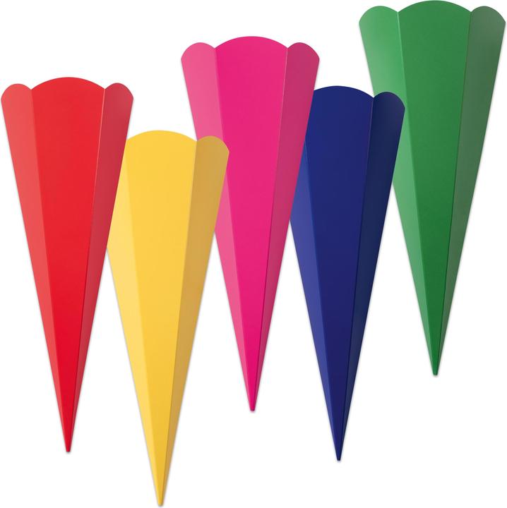 Image du produit Folia Ebauche de cornet de bienvenue pour écolier (68 cm, 10 x)