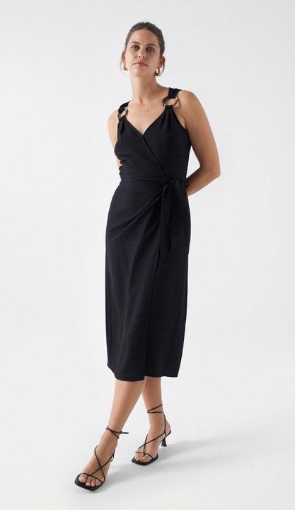 Produktbild Salsa Jeans Kleider Wrap Midi Dress (M)