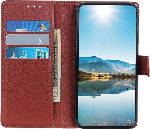 Produktbild MU Classic Litchi Leder Bookcover Series (OnePlus Nord N200 5G)