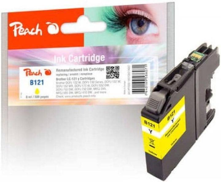 Image du produit Peach Encre Brother LC-121 Jaune (Y)