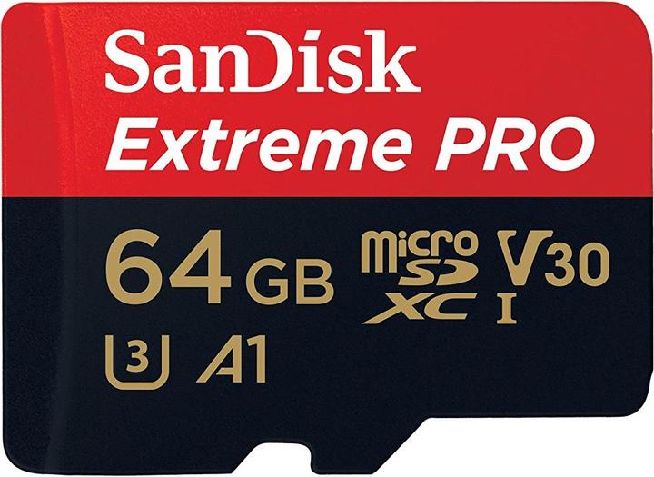 Produktbild SanDisk Extreme Pro microSD A1 (64 GB, microSDXC, U3, UHS-I)