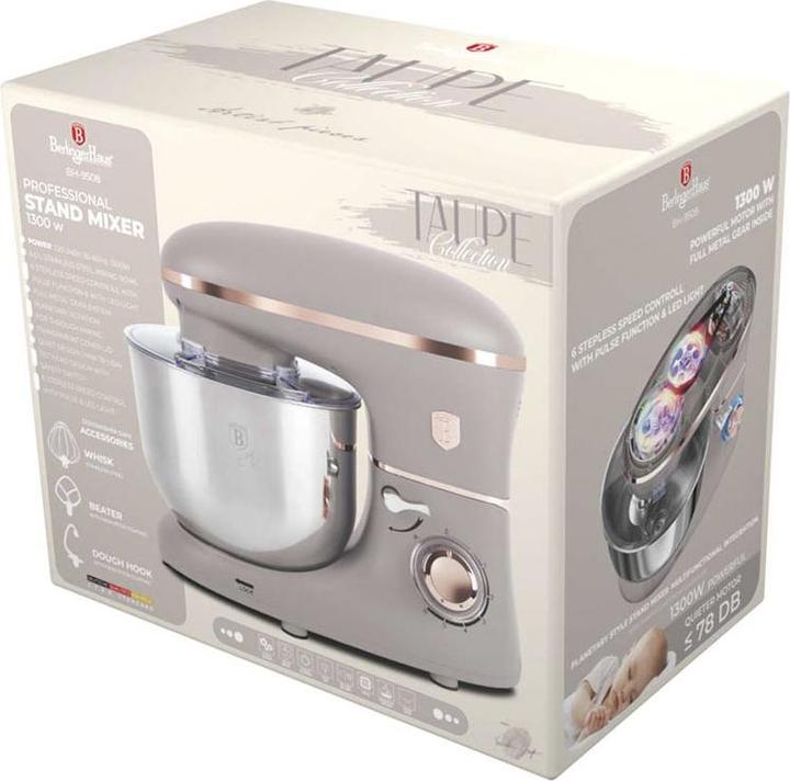 Produktbild BerlingerHaus Haus Küchenmaschine matt Taupe Collection (1300 W)