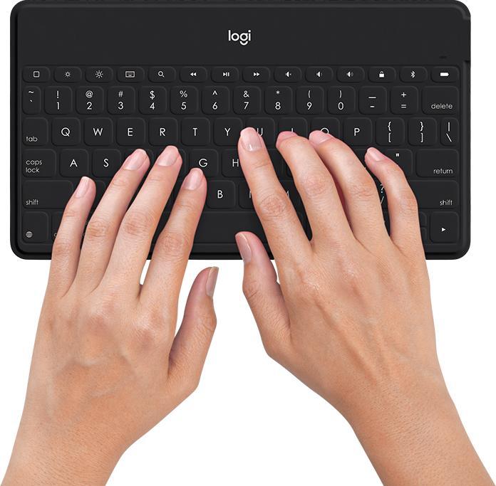 Produktbild Logitech Keys-To-Go Schwarz Bluetooth QWERTZ Deutsch (DE)