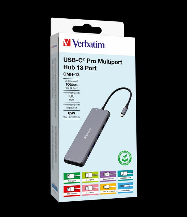 Produktbild Verbatim Pro Multiport Hub CMH-13 (USB-C, 13 Ports)