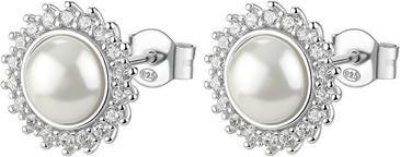 Image du produit Brosway Stunning Silver Earrings With Fancy Infinite White Pearl Fiw146