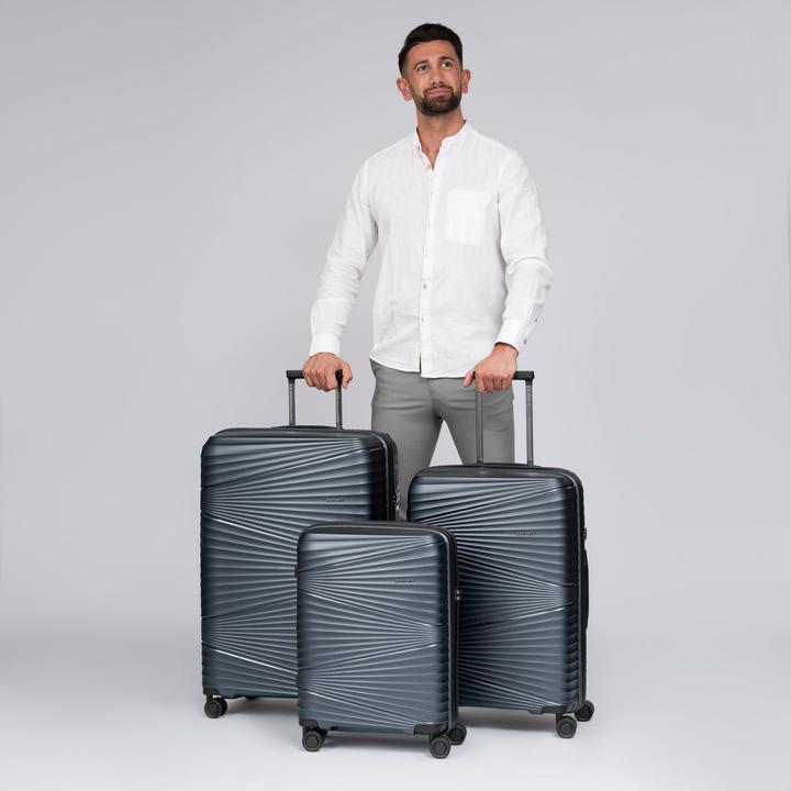 Produktbild Pactastic Collection 02 THE THREE SET 4 Rollen Kofferset 3-teilig (204 l, XL (ab 115l))