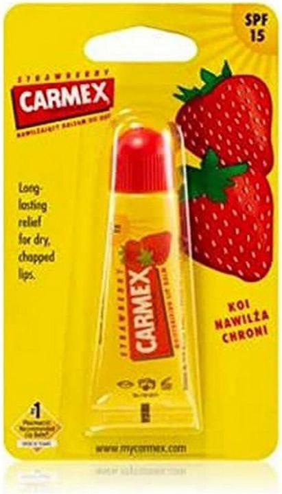 Actual product image Carmex Strawberry Lip Balm with SPF15 4.25g (Balm)