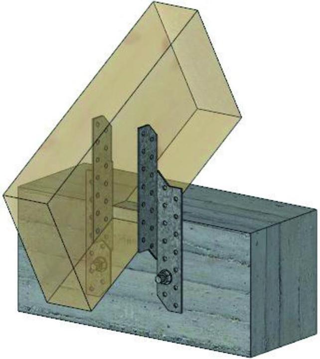 Immagine prodotto Simpson Sst Placca di sostegno SST, tipo E acciaio z (Ancoraggio trave arcareccio, 1 pz.)