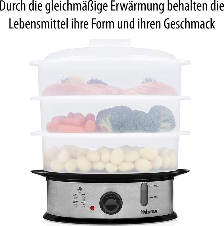 Produktbild Tristar Dampfgarer 12 L (CH-Stecker)