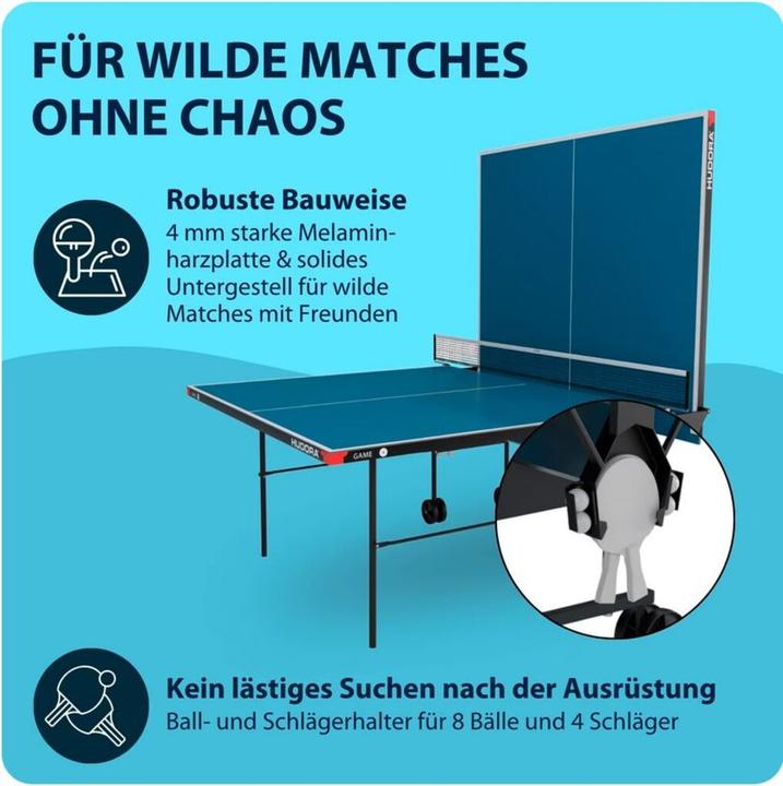 Actual product image Hudora Table Tennis Table Game