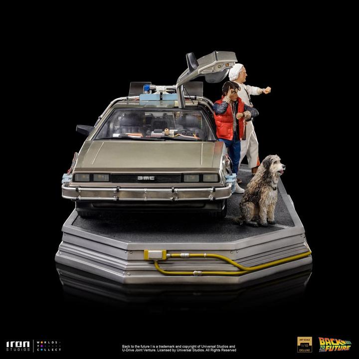 Image du produit Iron Studios Retour vers le Futur Statuette 1/10 Art Scale DeLorean Full Set 23 cm