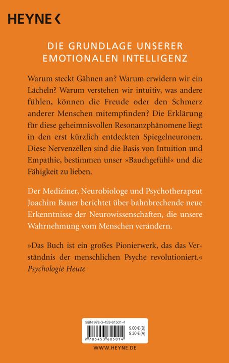 Produktbild Warum ich fühle, was du fühlst (Deutsch, Joachim Bauer, 2006)