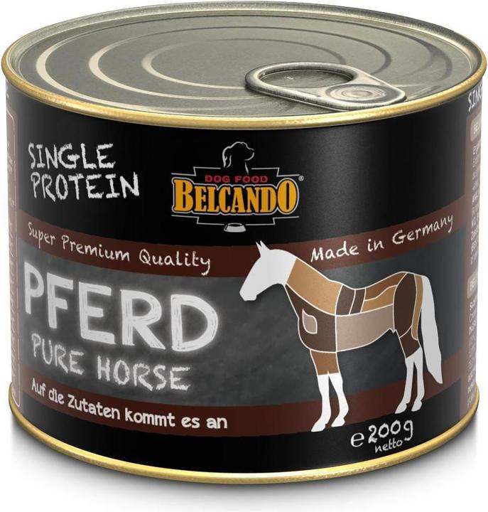 Belcando Single Protein nourriture humide cheval (Adulte, Senior, Junior, 1 pcs, 250 g)