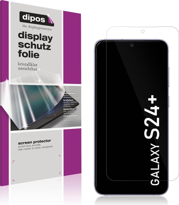 Image du produit Dipos Film de Protection d’écran Crystalclear (4 pièce(s), Samsung Galaxy S24+)