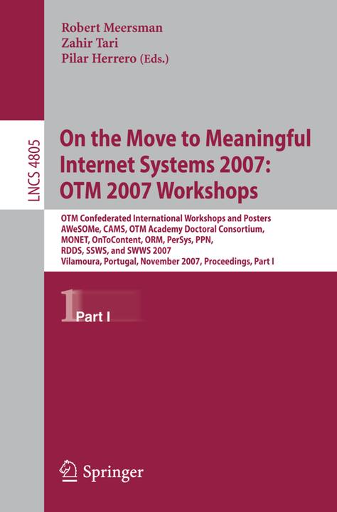 Produktbild On the Move to Meaningful Internet Systems 2007: OTM 2007 Workshops (Zahir Tari, 2007)