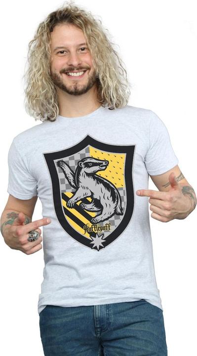 Image du produit - T-shirt HUFFLEPUFF CREST FLAT - Homme (M)