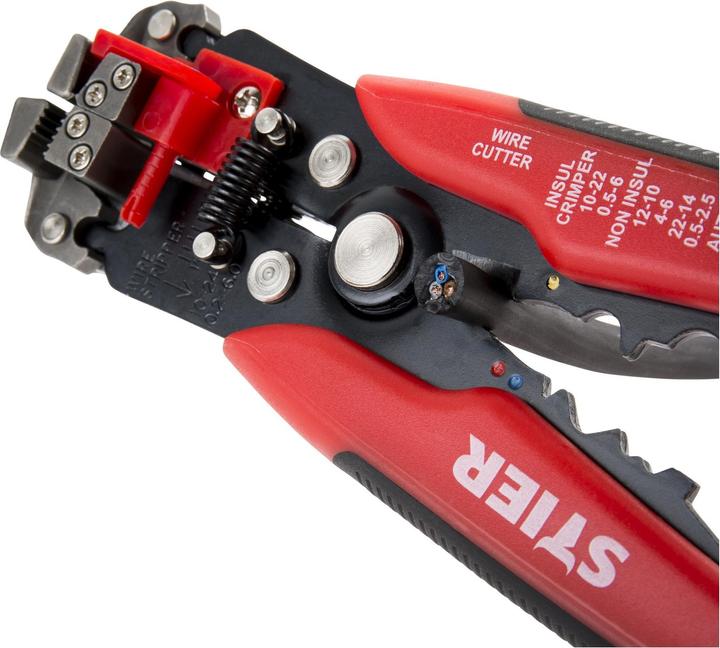 Produktbild Stier Automatik-Schneid-, Crimp- und Abisolierzange Kombi+ (CAT III 600V)