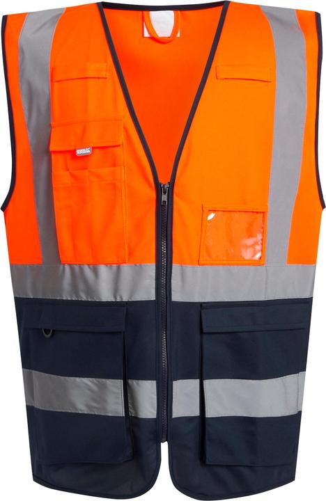 Bleu marine, Orange