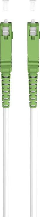 Produktbild Goobay Glasfaserkabel FTTH, Singlemode OS2 White, weiss Simplex, 2 m (S/UTP, CAT6e, 2 m)