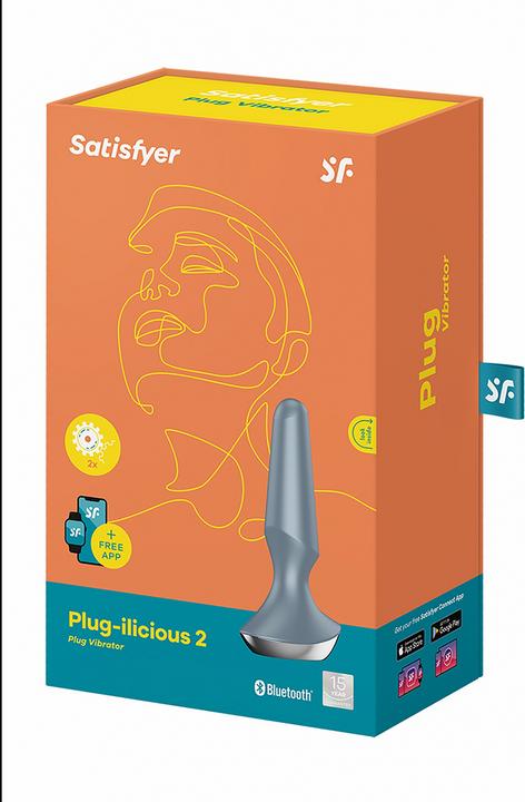 Productafbeelding Satisfyer Plug-ilicious 2 Plug Vibrator - Ijsblauw
