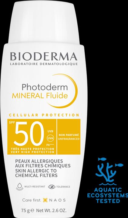 Produktbild Bioderma Photoderm Mineral Fluid (Sonnencreme Gesicht, SPF 50, 105 ml, 105 g)