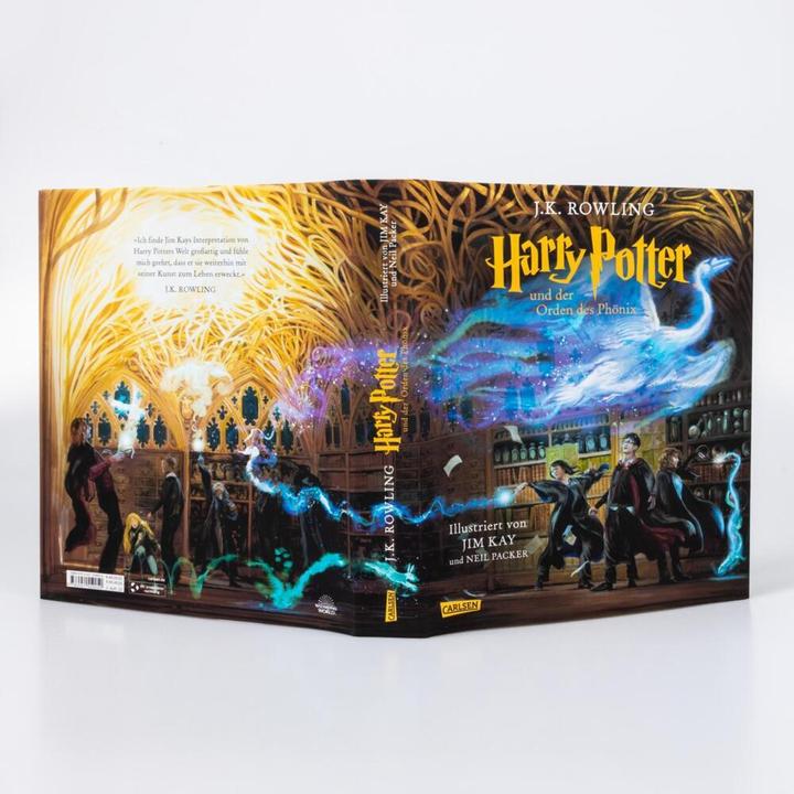 Produktbild Harry Potter und der Orden des Phönix (farbig illustrierte Schmuckausgabe) (Harry Potter 5) (Deutsch, J.K. Rowling, Jim Kay, Neil Packer, Klaus Fritz, 2022)
