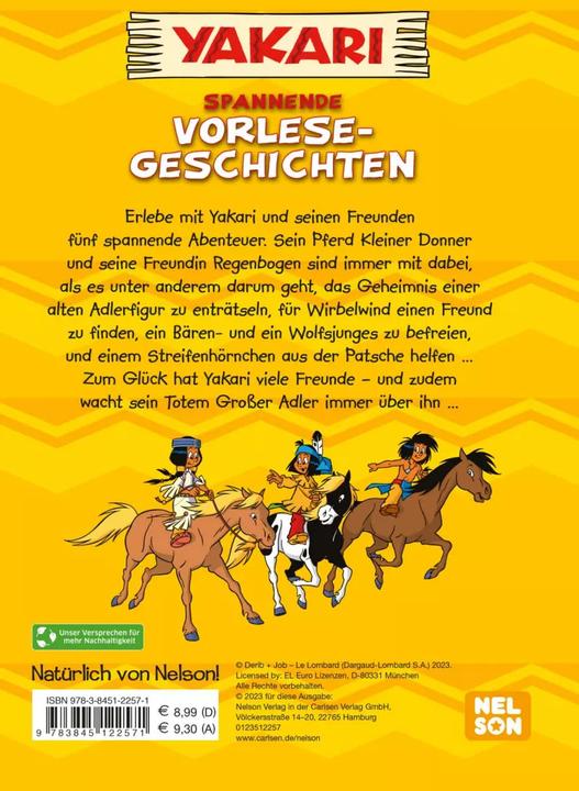 Produktbild Yakari - Spannende Vorlese-Geschichten mit CD (Deutsch)