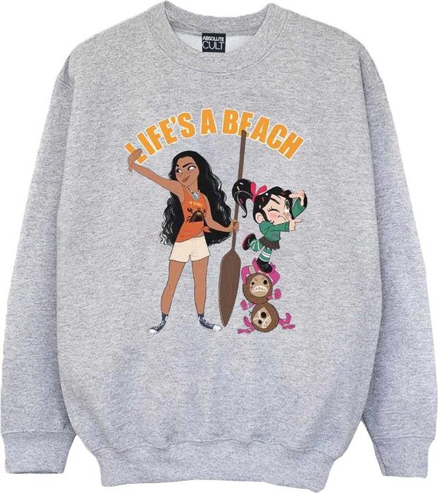 Disney Wreck It Ralph Moana And Vanellope Sweatshirt Jungen