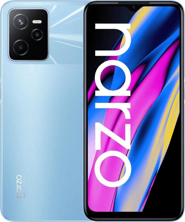 Actual product image realme Narzo 50A Prime (64 GB, Flash Blue, 6.60", Hybrid Dual SIM, 50 Mpx, 4G)