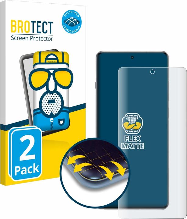 Actual product image BROTECT Full-Screen Protector Matte (2 Piece, OnePlus 13R)
