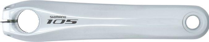 Produktbild Shimano Kurbelarm Links 165 mm FC-5800 Silber (165 mm)