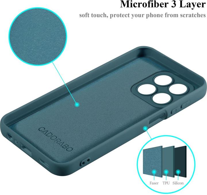 Image du produit Cadorabo Housse pour Honor x8a TPU avec protection liquide en silicone (Honor X8a)