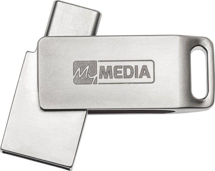 Immagine prodotto MyMedia Chiavetta USB 3.2 OTG 16GB, Tipo A-C, My Dual, argento (16 GB, USB-A, USB-C, USB 3.2)