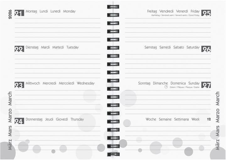 Actual product image Biella Agende scolastiche mydiary Wire-O (12 x 16.5 cm, Multilingual)