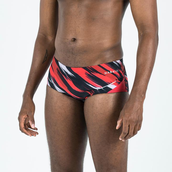 Immagine prodotto Nabaiji Pantaloncini da bagno mini boxer da uomo - 900 All Strat rosso (XL)