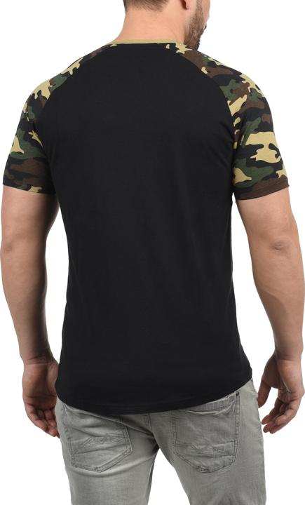 Immagine prodotto Solid Cahil T-Shirt Camouflage Maglietta A Manica Corta Da Uomo Con GiroCollo Con Stampa (L)