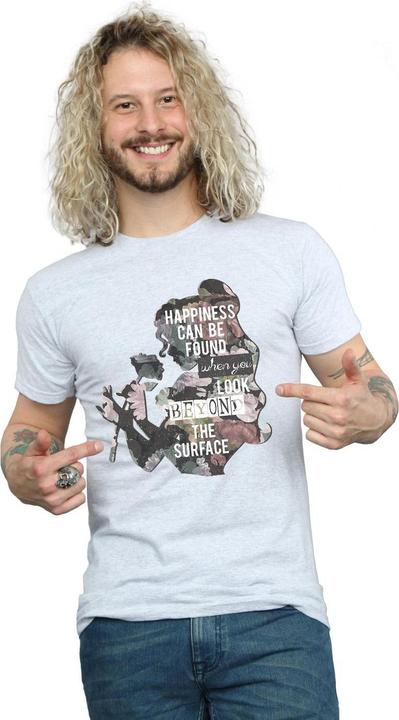 Actual product image Disney Princess Mens Belle Happiness T-Shirt (XL)